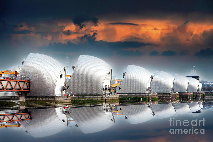 Thames Flood Barrier London UK Photograph by Jack Torcello