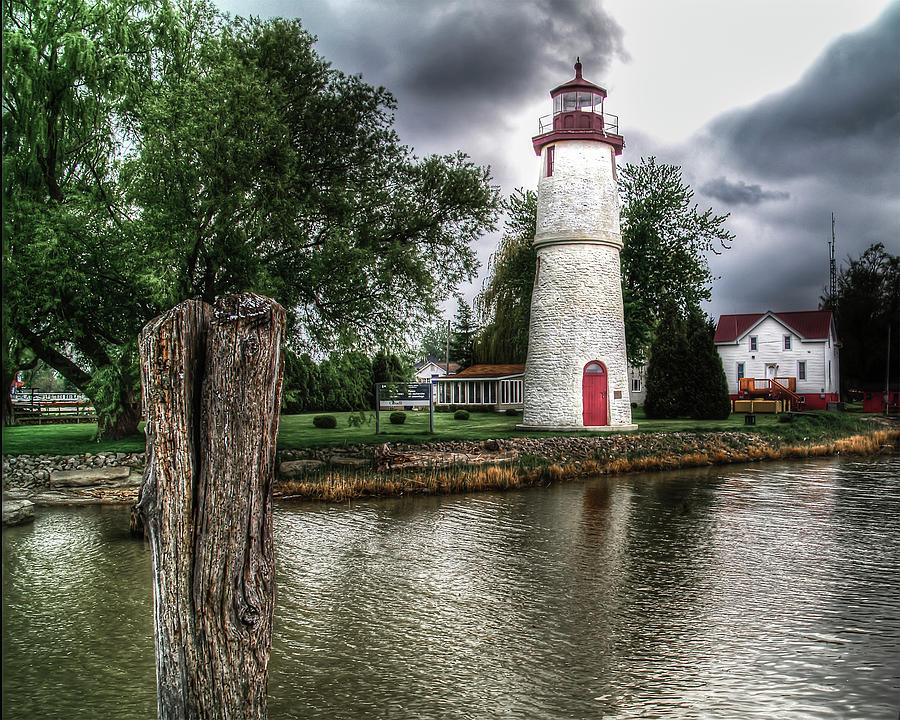 Thames River Lighthouse Landscape Version by Kathryn Photograph by Photography By Phos3 Kathryn Parent and Dave Paddick