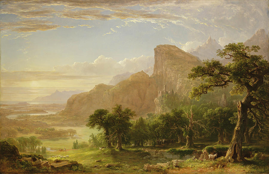 Thanatopsis Painting by Asher Brown Durand