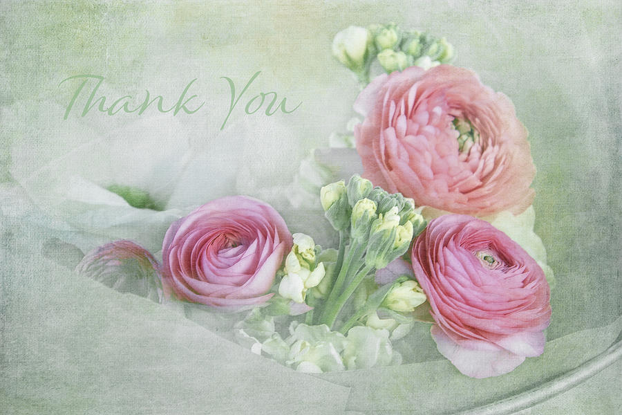 Thank You Bouquet Digital Art by Terry Davis