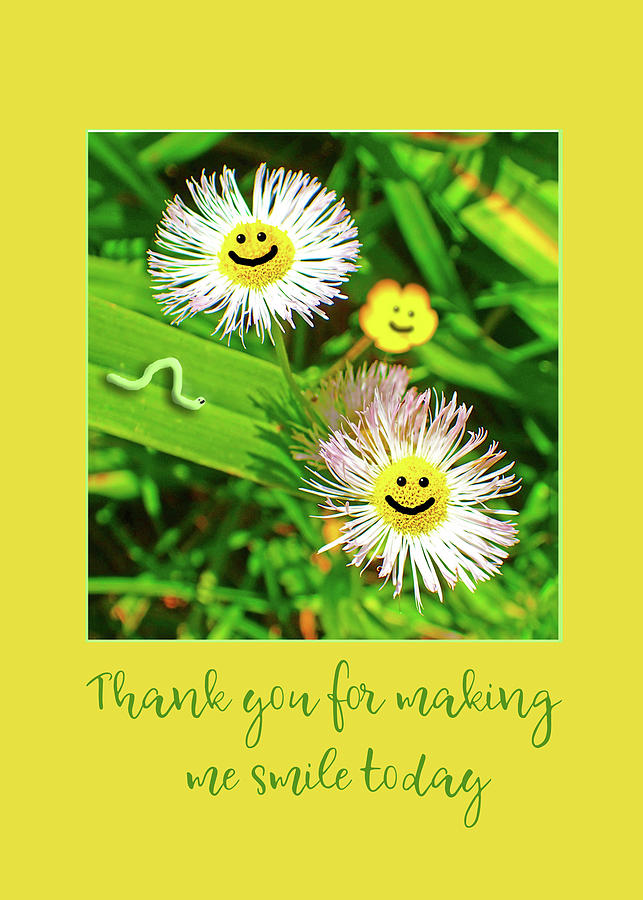 Thank you for making me smile Digital Art by Denise Beverly