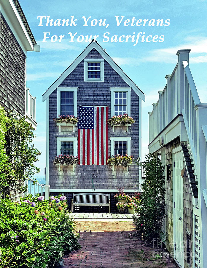 Thank You for Your Sacrifices Card Photograph by Sharon Williams Eng