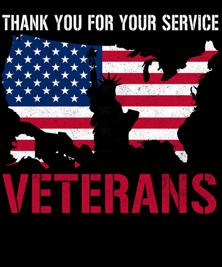 Thank You for your Service Veterans Digital Art by Jacob Zelazny