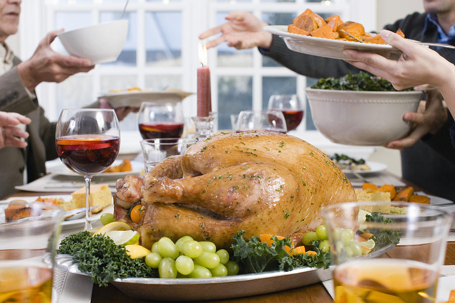 Thanksgiving dinner Photograph by Image Source