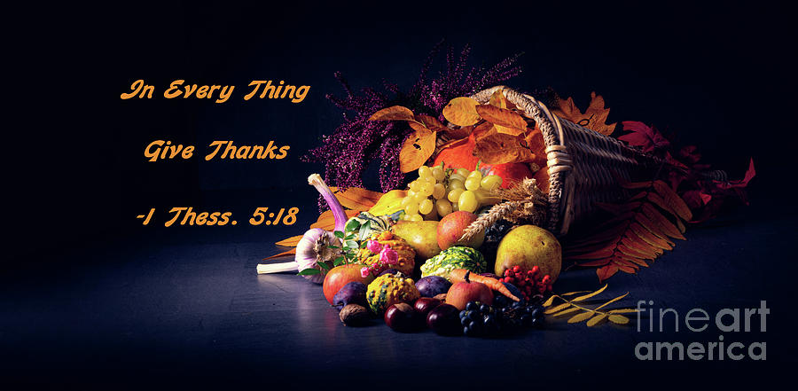 Thanksgiving Mixed Media by Dr Debra Stewart