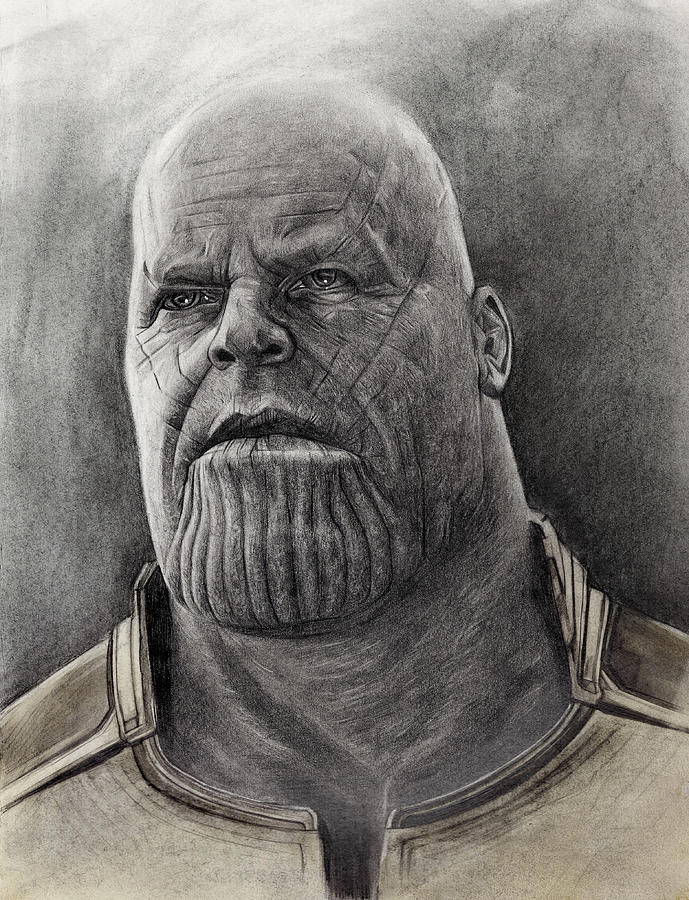 Thanos Drawing by Seung hoon Choi | Fine Art America