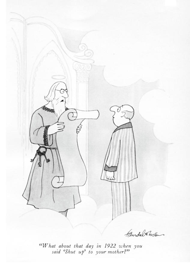 That Day In 1922 Drawing by JB Handelsman
