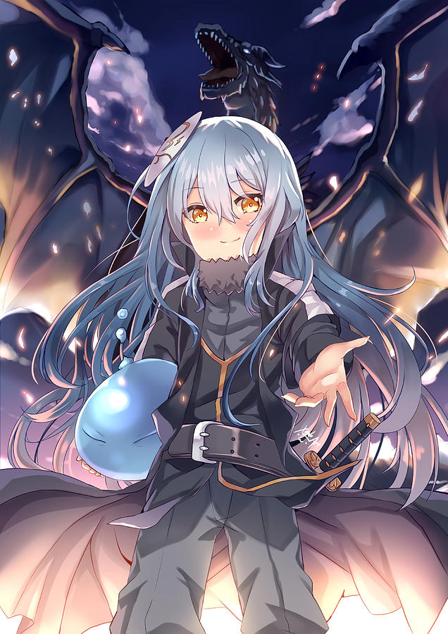 That Time I Got Reincarnated as a Slime Rimuru Painting by Harris ...