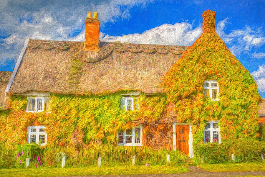 Thatched Cottage Art Photograph