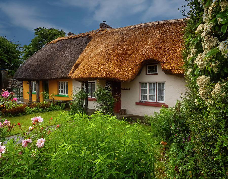 Thatched cottages of Adare Photograph by Richard Smith - Pixels