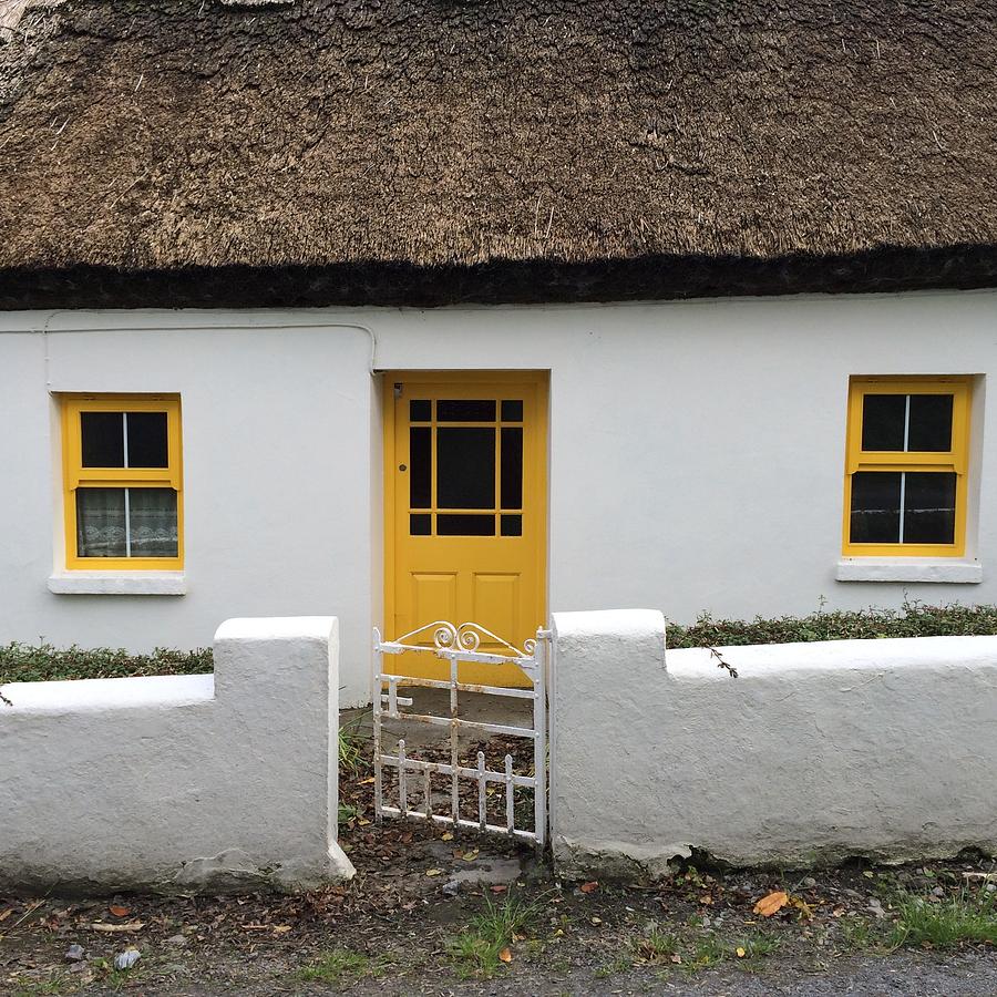 Thatched Roof Cottage in County Galway Photograph by Patricia Zumhagen ...