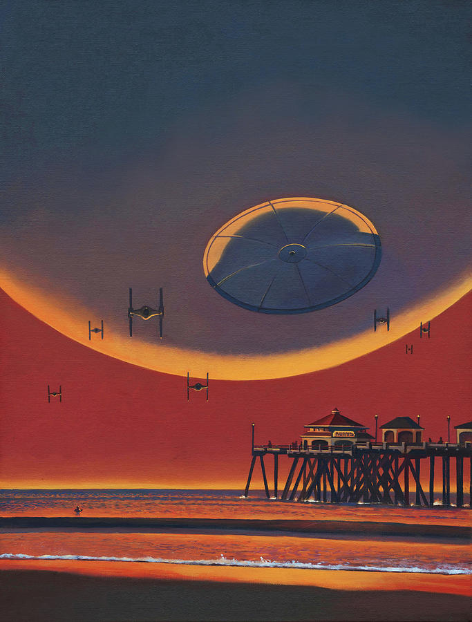 Thats No Moon Painting by Cliff Wassmann