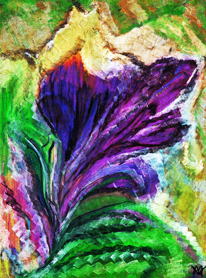 Thawed Flower Pastel by Melinda Firestone-White