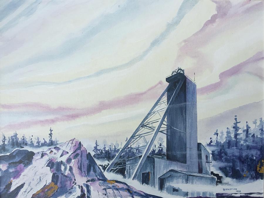 Mine Painting - Thayer Lindsley Mine by John Ernsting