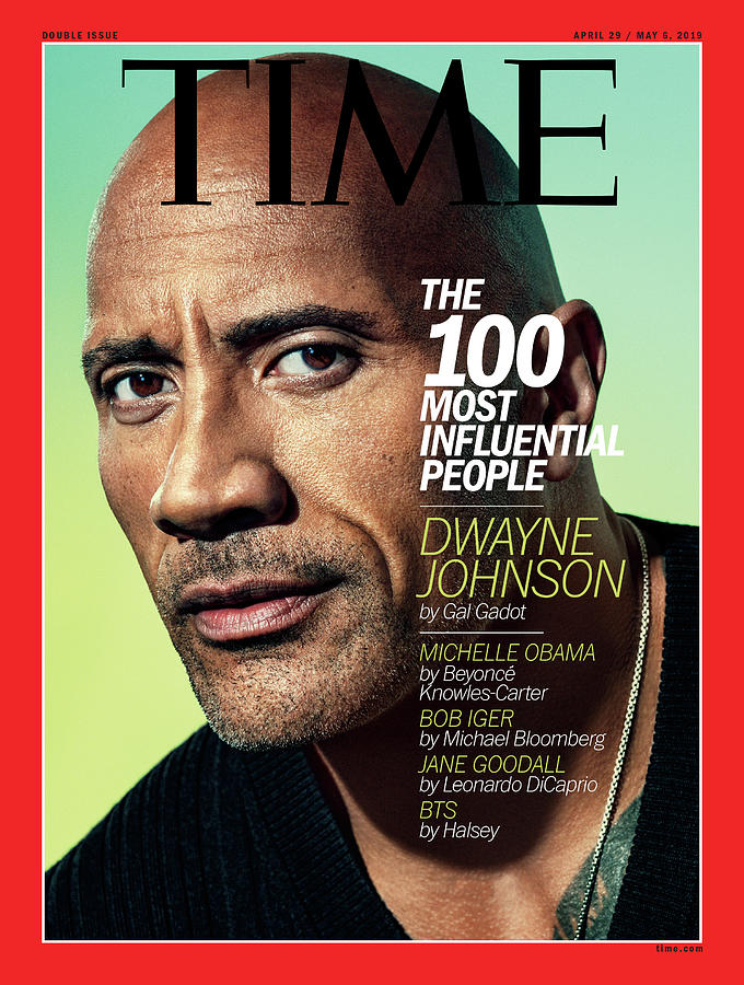 The Rock Photograph - The 100 Most Influential People - Dwayne Johnson by Photograph by Pari Dukovic for TIME