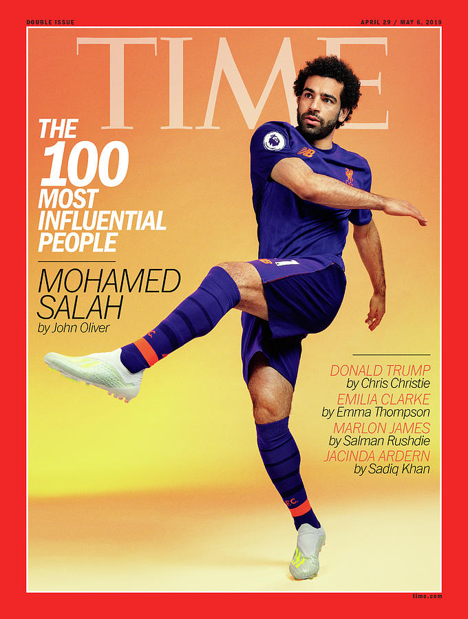 Time Photograph - The 100 Most Influential People - Mohamed Salah by Photograph by Pari Dukovic for TIME