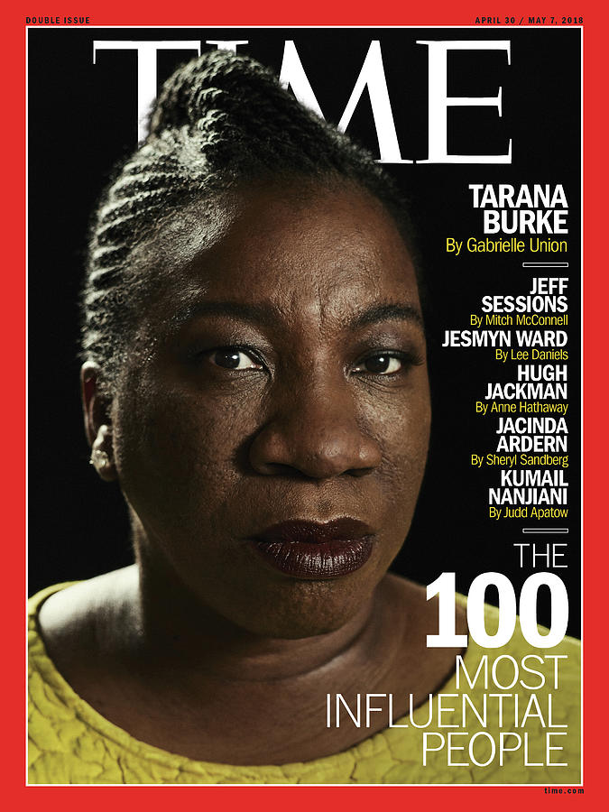 The 100 Photograph - The 100 Most Influential People -Tarana Burke by Photograph by Peter Hapak for TIME