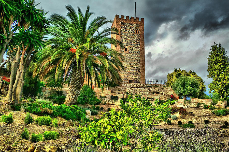 The 10th Century Moorish Alcazaba Fortress tower, Velez-Malaga Photograph by Panoramic Images