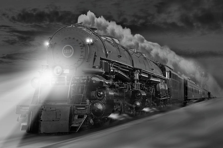 Transportation Photograph - The 1218 On the Move by Mike McGlothlen
