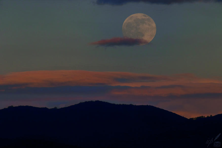 The 13th Full Moon of 2020 Over Mt. Olympus Photograph by IC ...