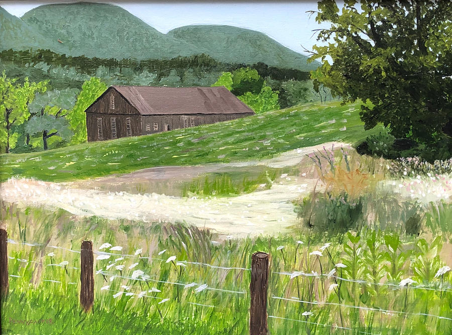 The 1832 Hodge Barn Painting by Barb Pennypacker