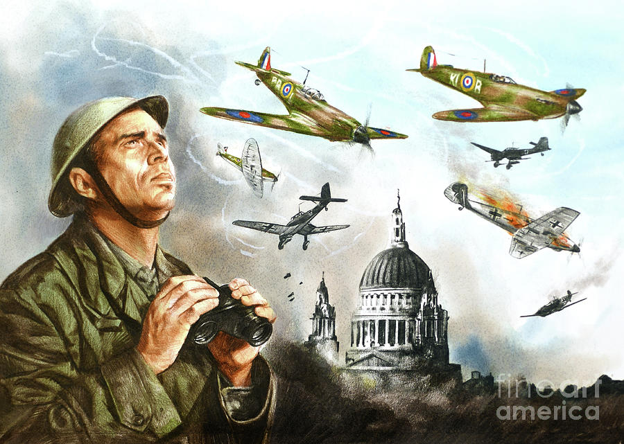 The 1940s - Aviation Assumes Strategic Importance Painting by Paul and Chris Calle