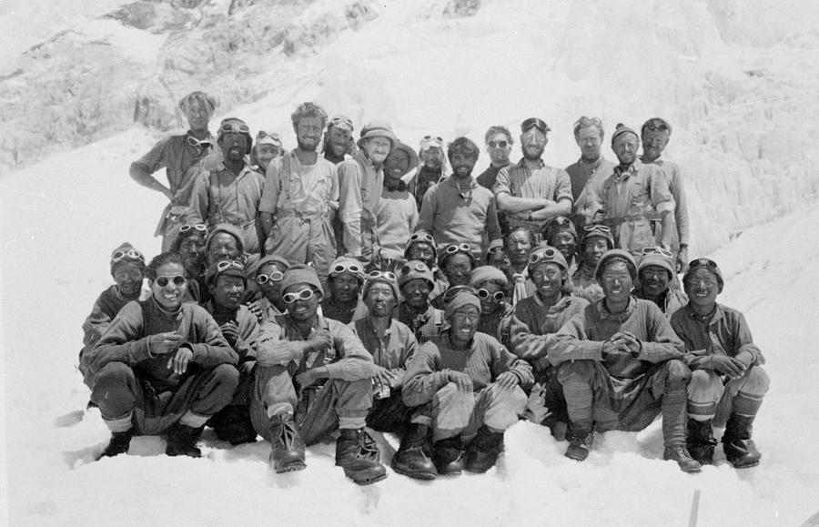 The 1953 Mount Everest team Photograph by Royal Geographical Society