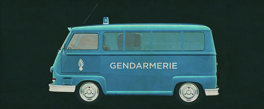 The 1965 Renault Estafette 800 the Renault van that has driven m Painting by Jan Keteleer
