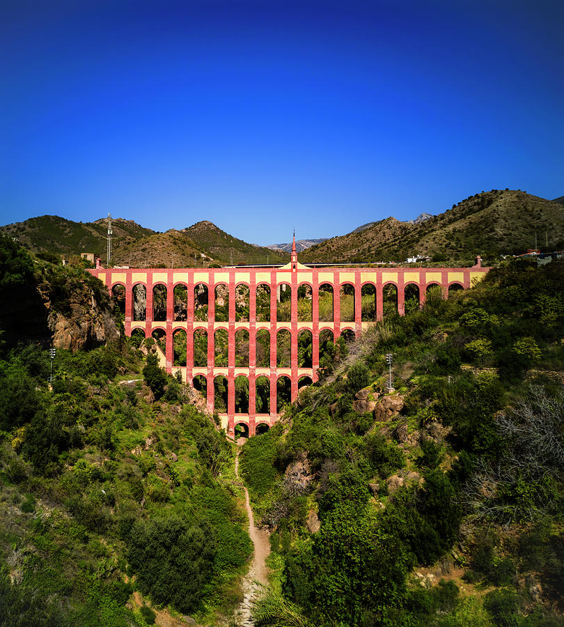 The 19th Century, Puente del Aguila, Bridge of the Eagle  Aqueduct  Photograph by Panoramic Images