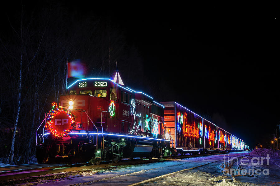 The 2016 Canadian Pacific Holiday Train In Agassiz British Columbia 