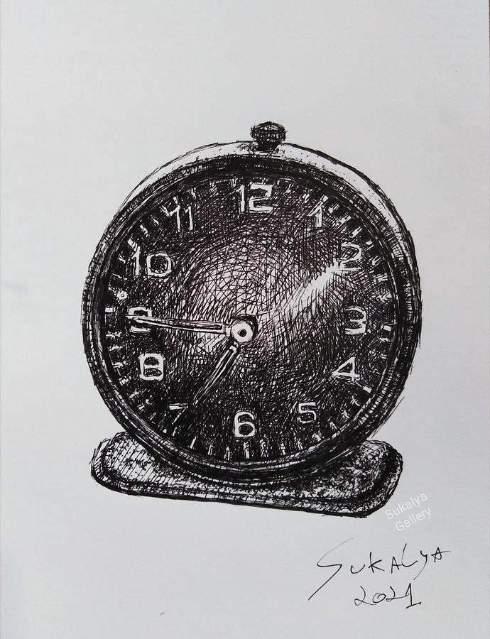 The 2021 Clock Drawing by Sukalya Chearanantana