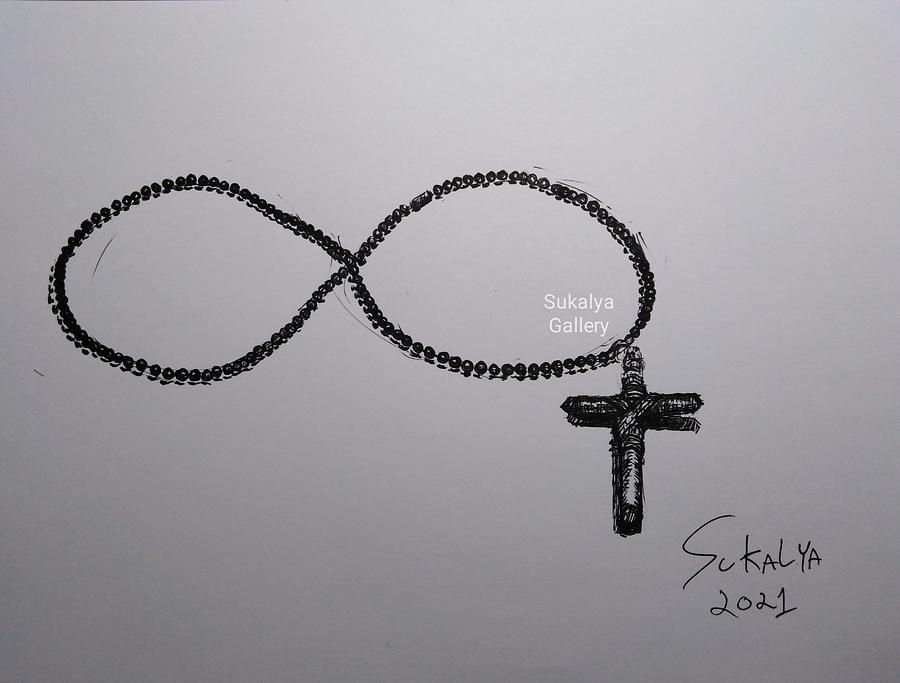 The 2021 Cross Drawing by Sukalya Chearanantana
