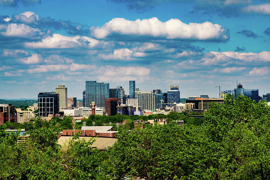 The 2021 Nashville Tennessee Skyline Photograph by Dave Morgan