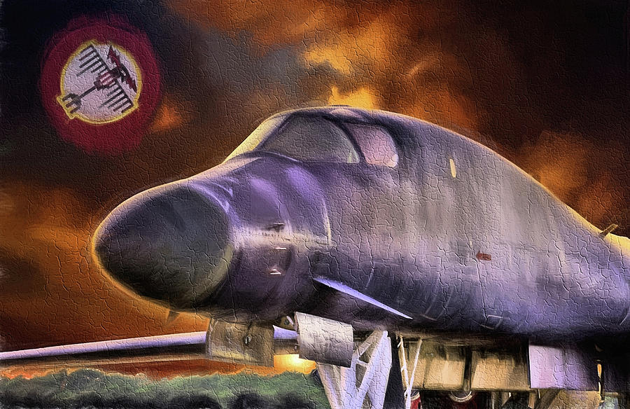 The 34th Bomb Squadron B-1B Digital Art by JC Findley