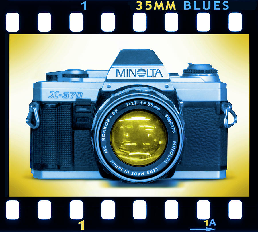 The 35mm BLUES Minolta X - 370  Photograph by Mike McGlothlen