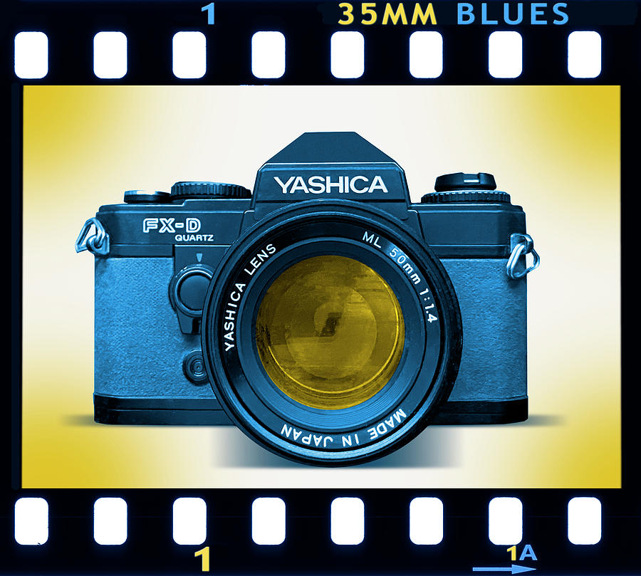 The 35mm BLUES Yashica Photograph by Mike McGlothlen