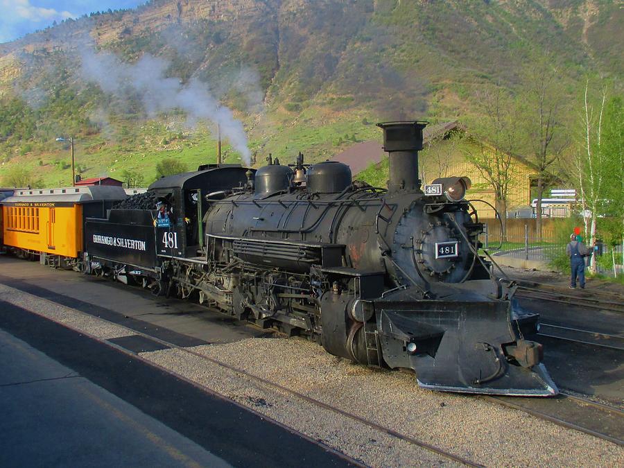 The 481 Durango and Silverton Rail Road Photograph by Christopher J Kirby