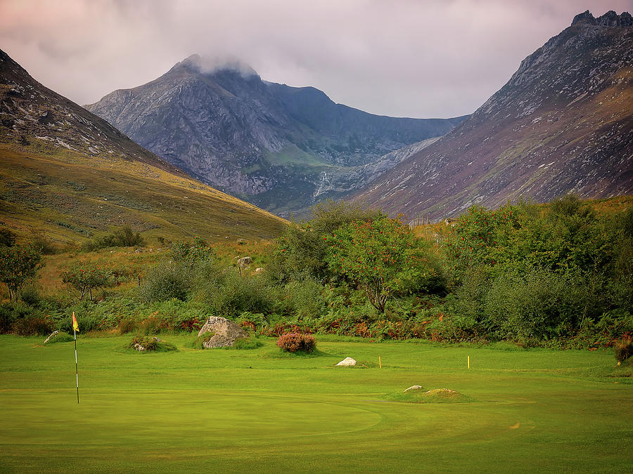 The 5th Green at Corrie Golf Club, Isle of Arran. Photograph by David