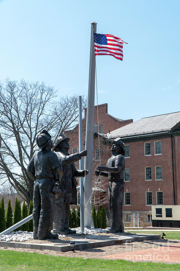 The 9/11 National Memorial at the National Fire Academy in Emmitsburg, MD Photograph by William Kuta