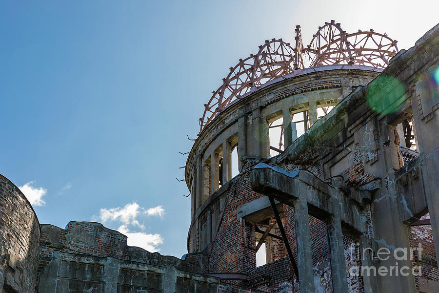The A-bomb dome remaining structure, Hiroshima Photograph by Lyl Dil Creations
