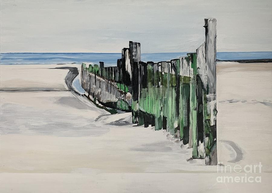 The Abandoned Beach Painting by Denise Morgan