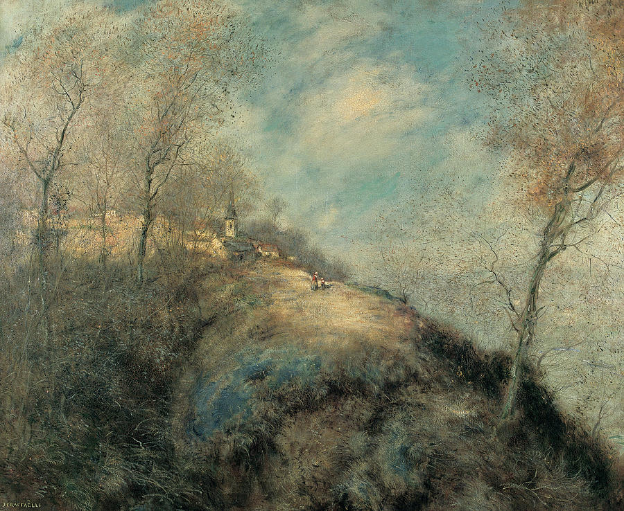 The Abandoned Route Painting by Jean-Francois Raffaelli