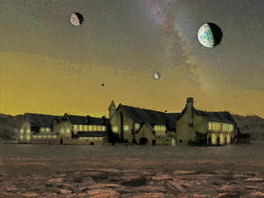 The Abbey At The End Of The Universe Digital Art
