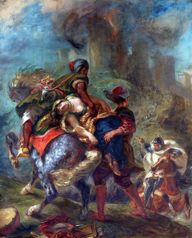 The Abduction of Rebecca                                                        Painting by Long Shot