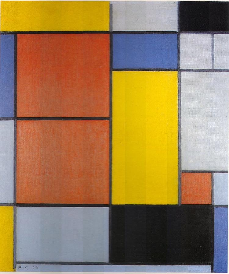 The Abstract Genius of Piet Mondrian Painting by Ilyas Dani - Pixels