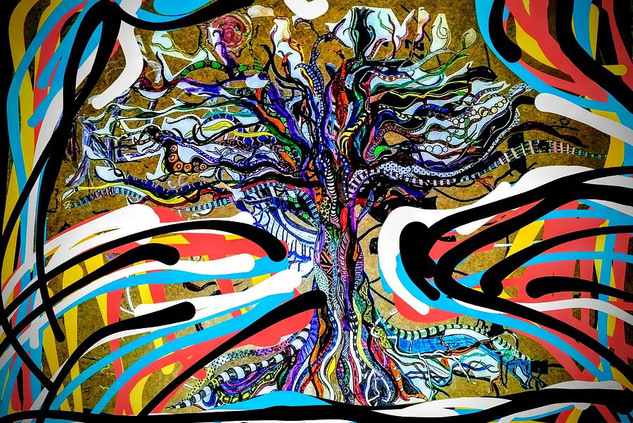 The abstract tree Drawing by Christopher Kennedy Fine Art America