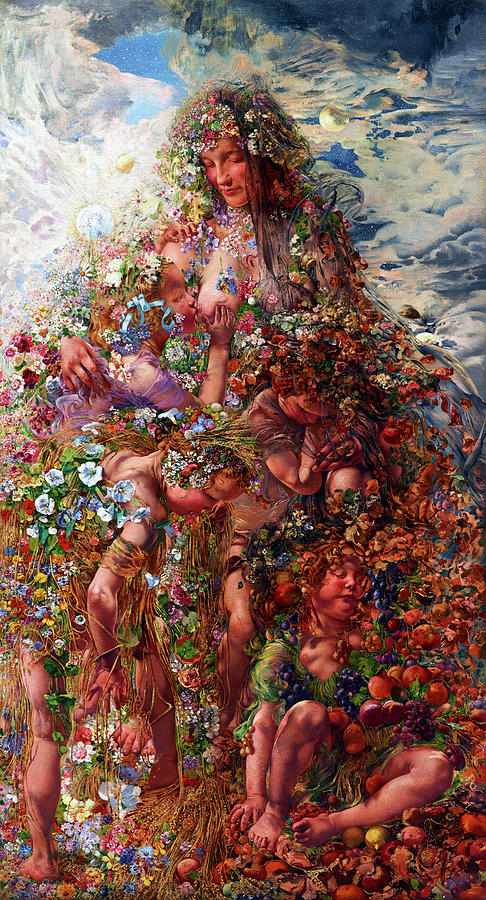 Abundance Painting - The Abundance of Nature by Jon Baran