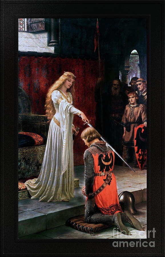 The Accolade by Edmund Blair Leighton Remastered Xzendor7 Fine Art ...