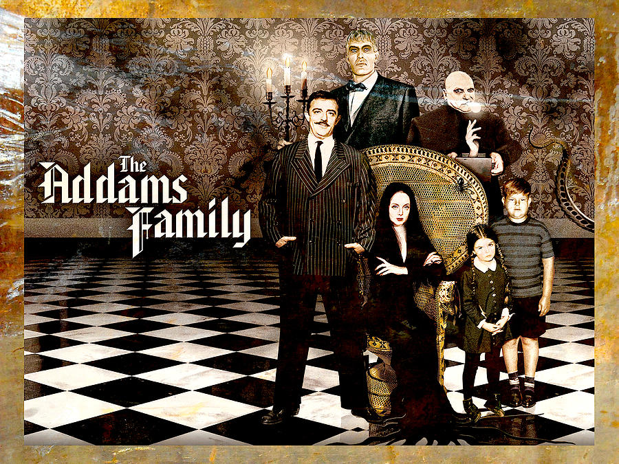 The Addams Family Digital Art by Steven Parker - Pixels