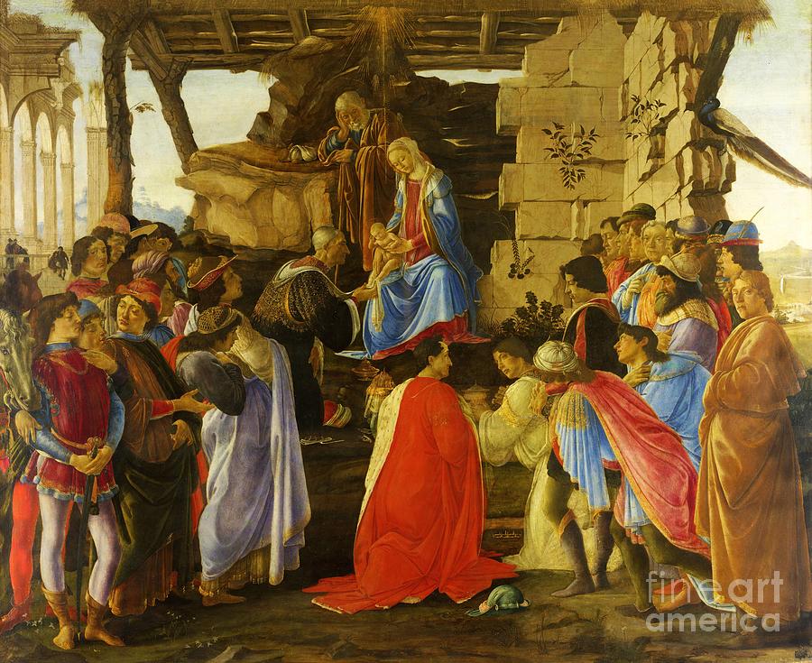 The Adoration of the Magi 1475 Painting by Sandro Botticelli